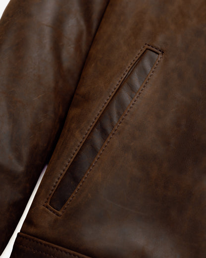 592 Schott N.Y.C. Lightweight Cowhide Trucker Jacket