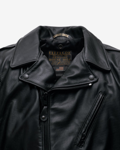 613MO Schott N.Y.C. Soft Horween Horsehide Perfecto® Motorcycle Jacket