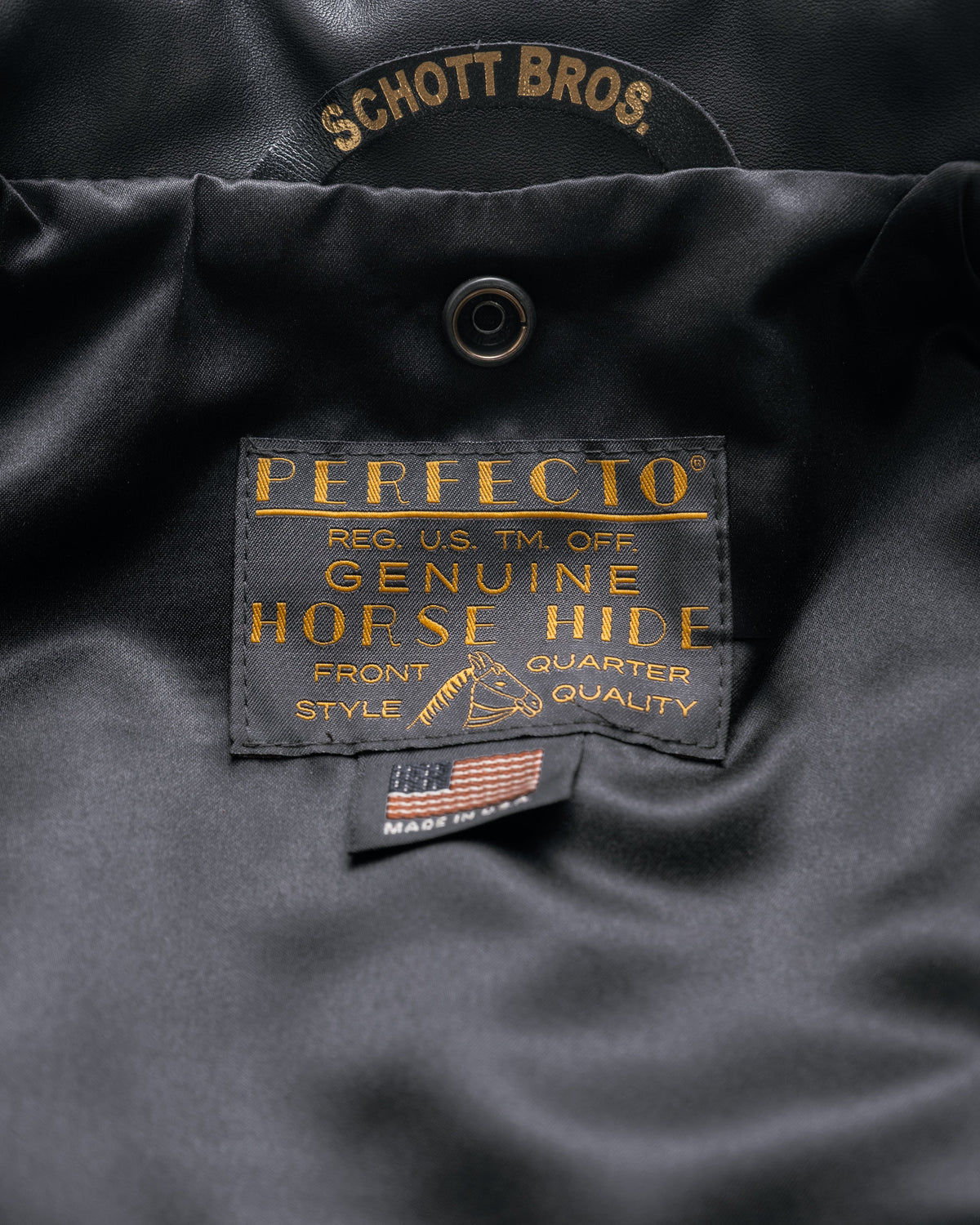 613MO Schott N.Y.C. Soft Horween Horsehide Perfecto® Motorcycle Jacket