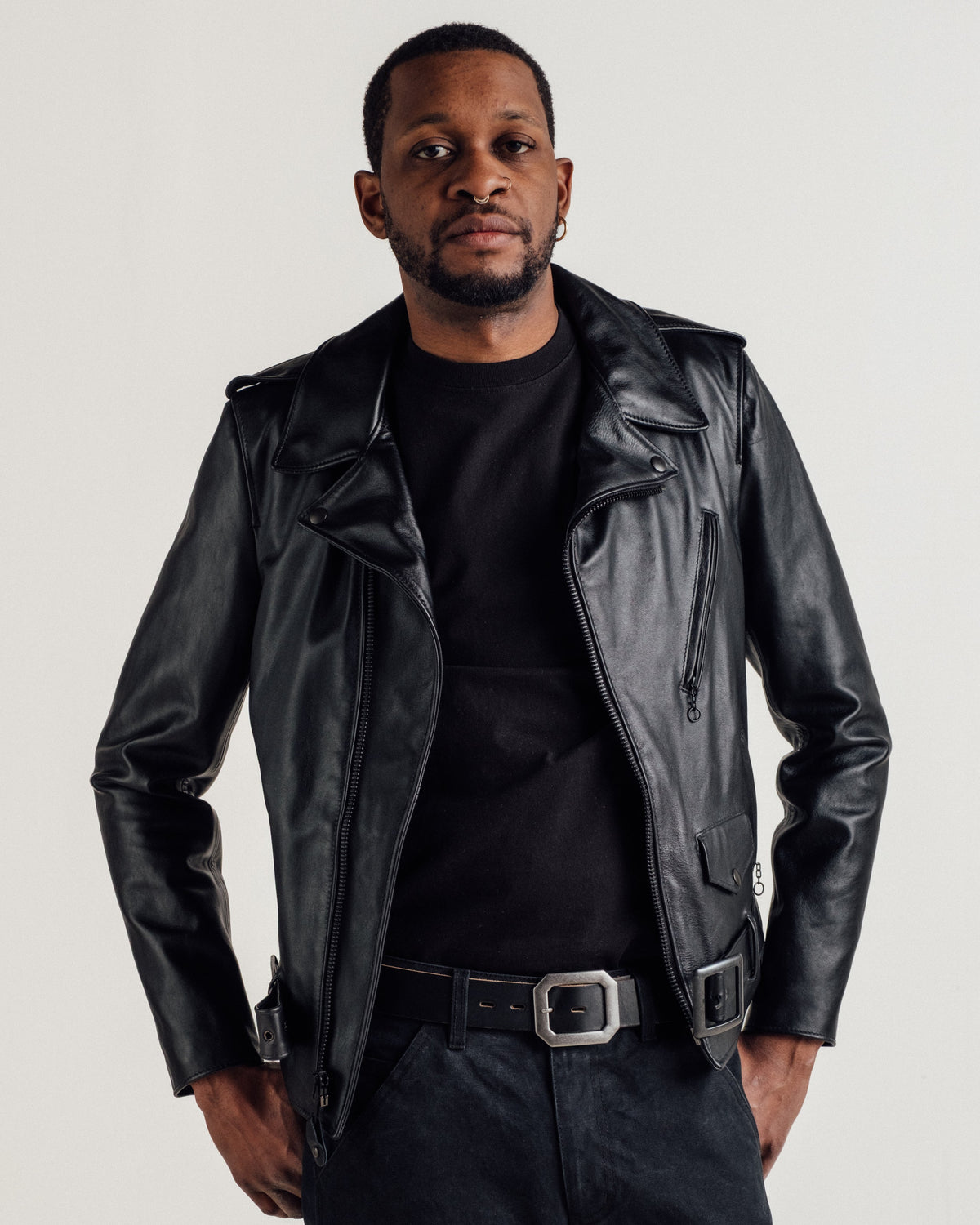 613MO Schott N.Y.C. Soft Horween Horsehide Perfecto® Motorcycle Jacket