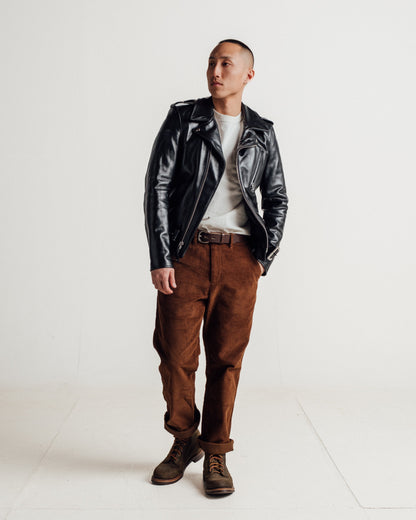 613SH Schott N.Y.C. Slim Horsehide 'One Star' Perfecto® Motorcycle Jacket