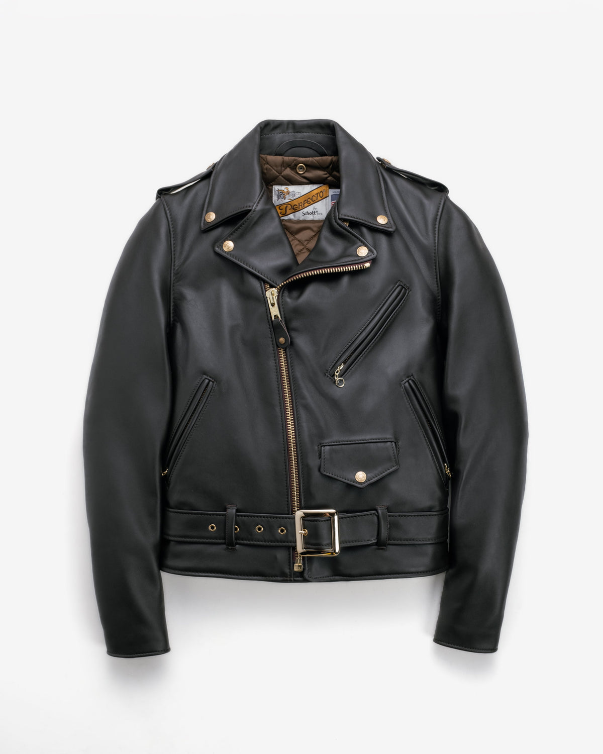 618 Schott N.Y.C. Steerhide Perfecto Leather Motorcycle Jacket