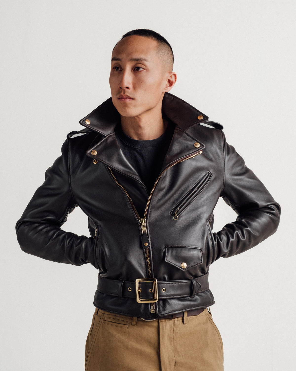 618 Schott N.Y.C. Steerhide Perfecto Leather Motorcycle Jacket
