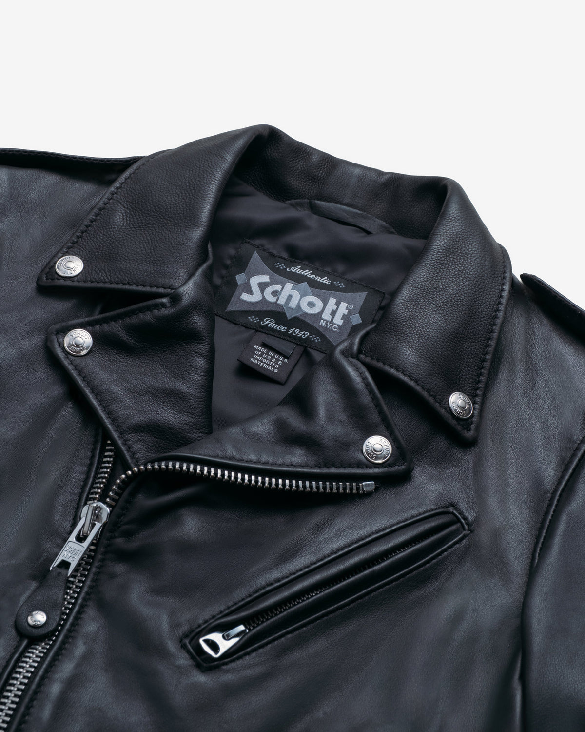 626VNW Schott N.Y.C. Vintaged Cowhide Perfecto® Motorcycle Jacket