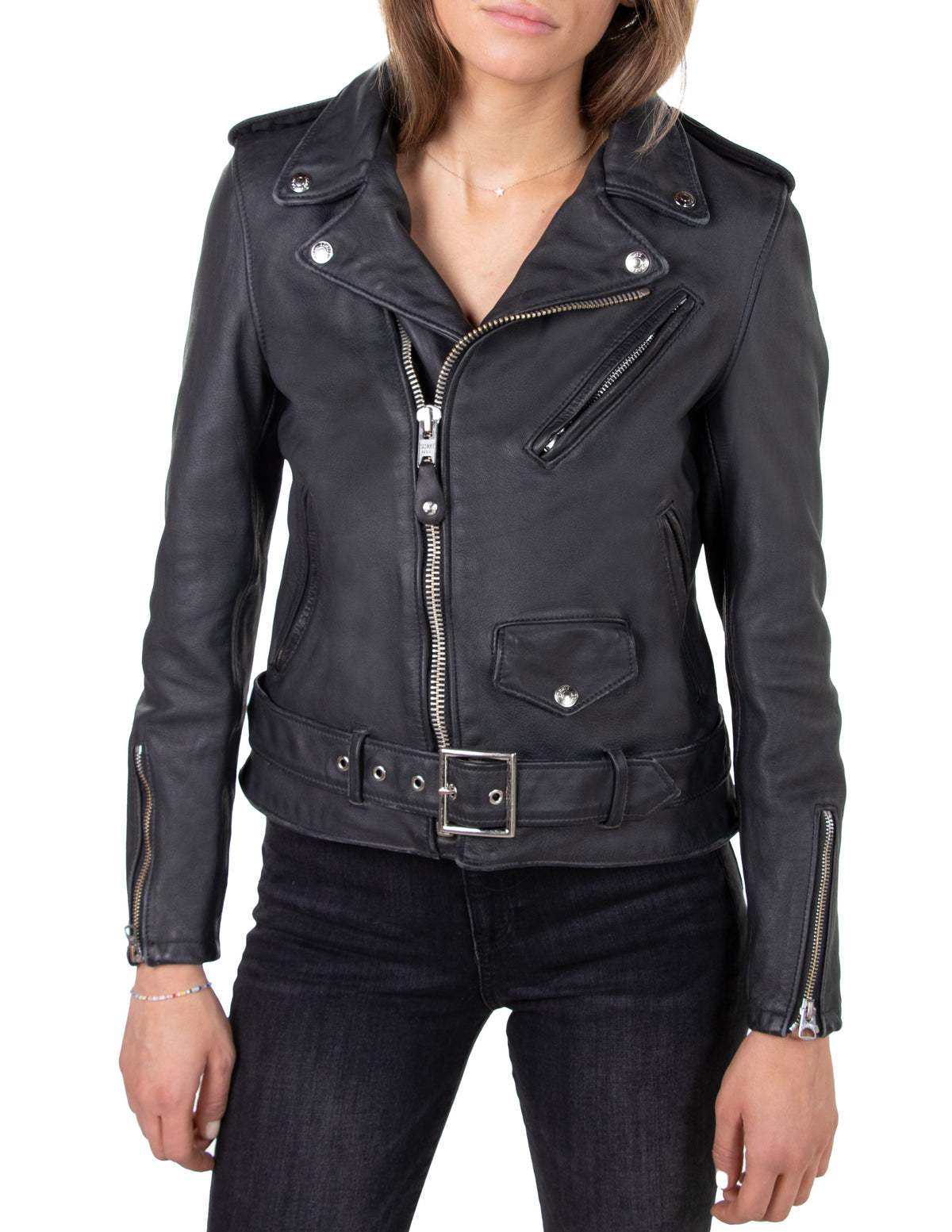626VNW Schott N.Y.C. Vintaged Cowhide Perfecto® Motorcycle Jacket