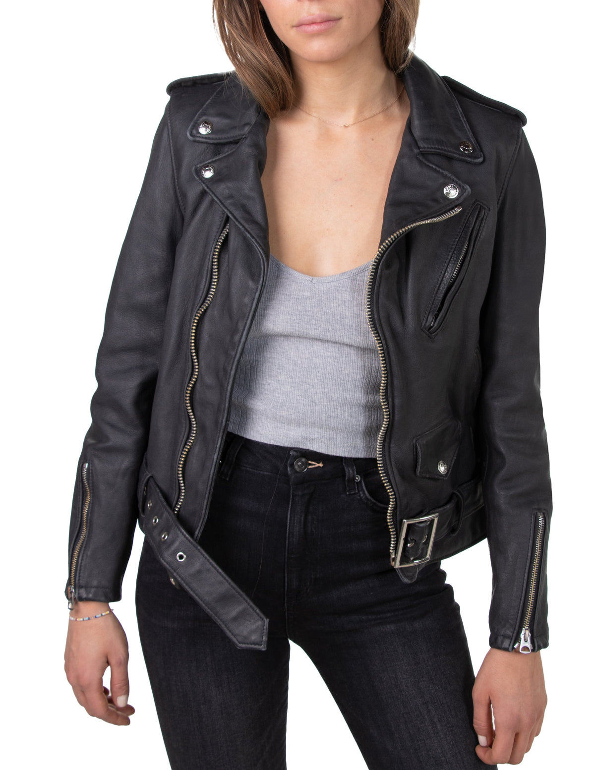 626VNW Schott N.Y.C. Vintaged Cowhide Perfecto® Motorcycle Jacket