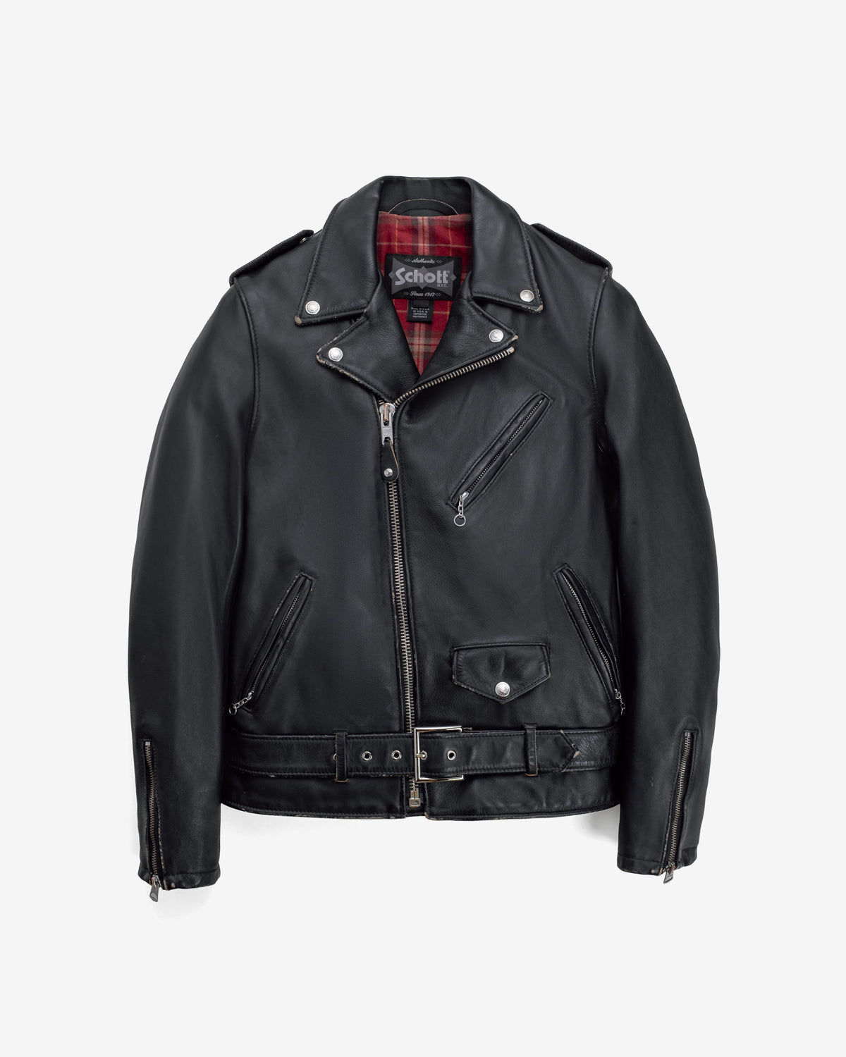 626VN Schott N.Y.C. Vintaged Lightweight Perfecto® Motorcycle Jacket