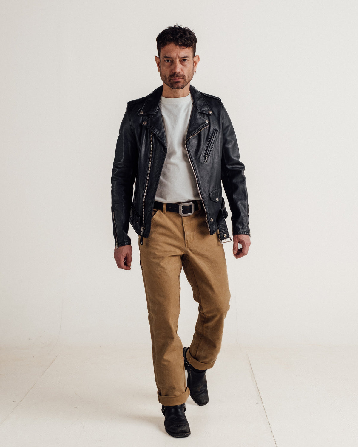 626VN Schott N.Y.C. Vintaged Lightweight Perfecto® Motorcycle Jacket