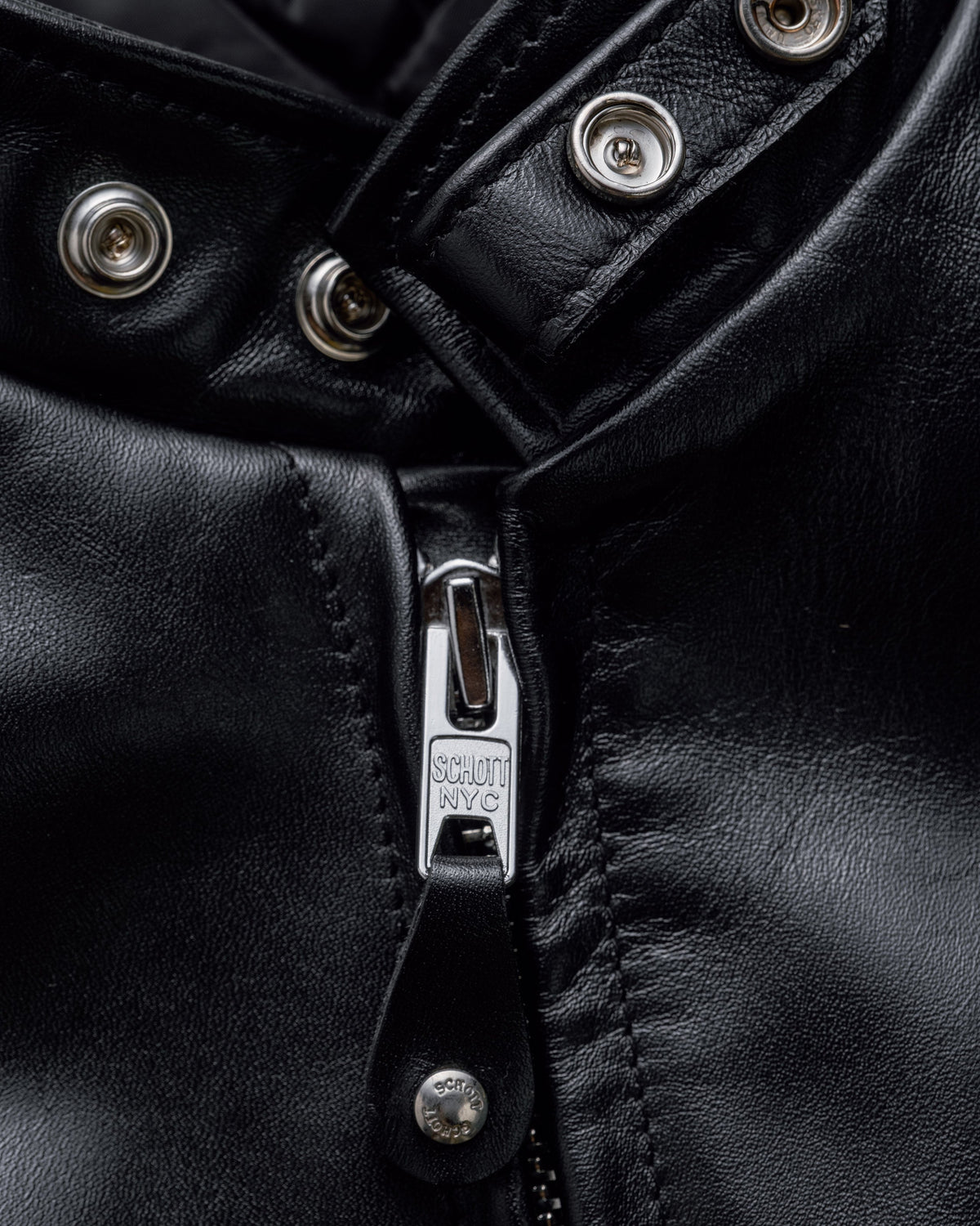 641HH Schott N.Y.C. Classic Horsehide Cafe Racer Motorcycle Jacket