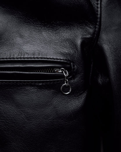 641HH Schott N.Y.C. Classic Horsehide Cafe Racer Motorcycle Jacket
