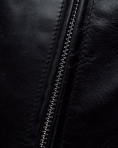 641HH Schott N.Y.C. Classic Horsehide Cafe Racer Motorcycle Jacket