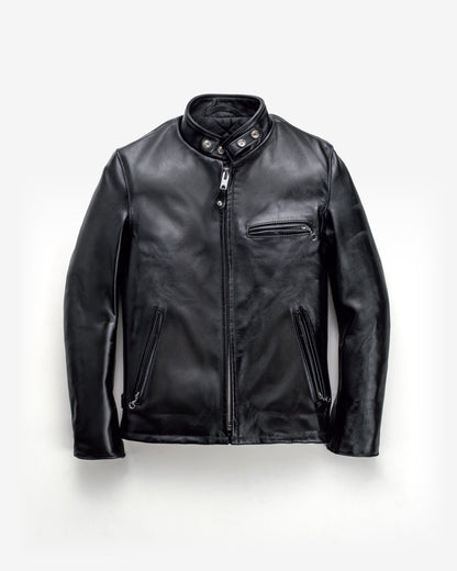 641HH Schott N.Y.C. Classic Horsehide Cafe Racer Motorcycle Jacket