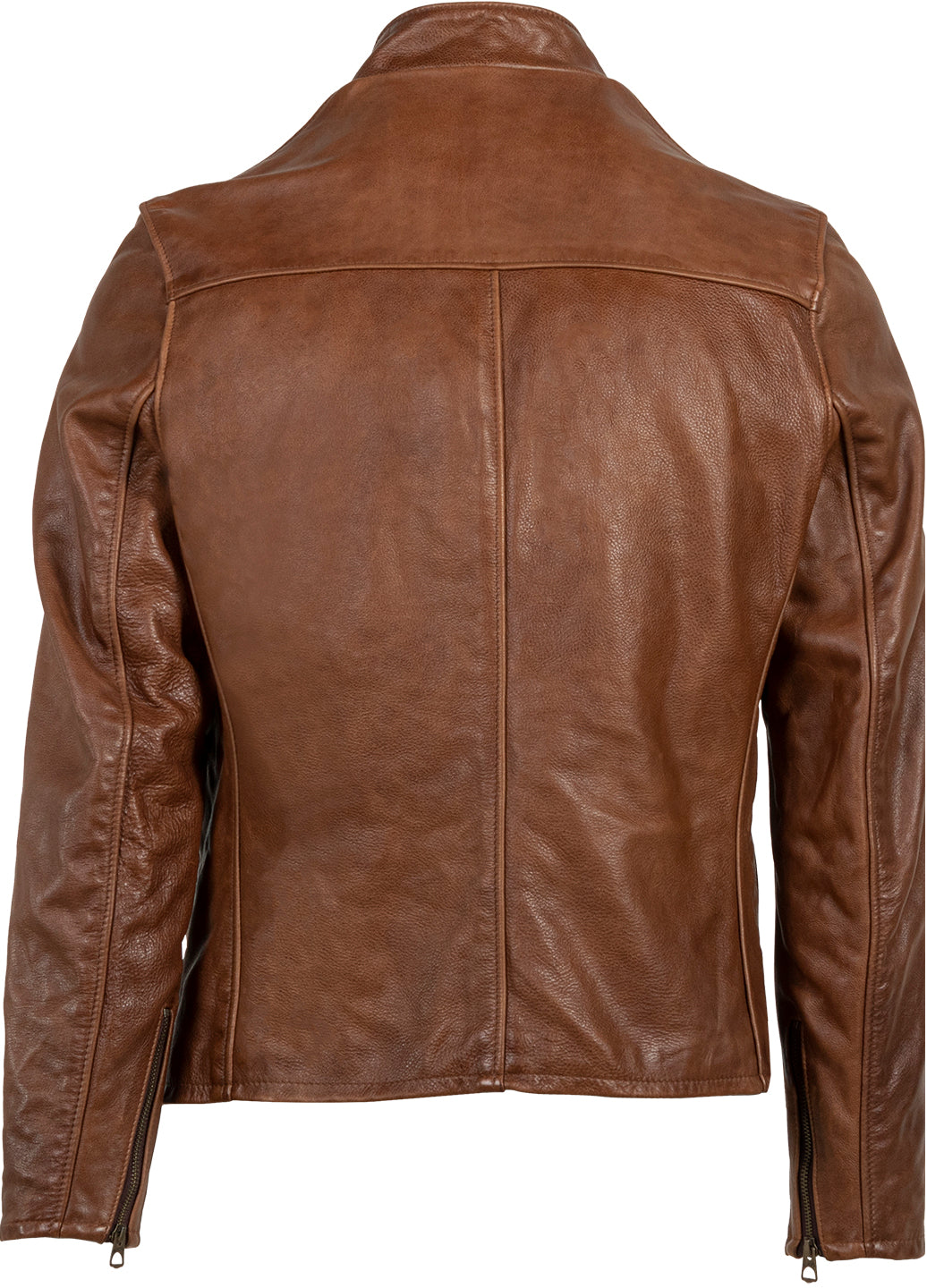 654VN Schott N.Y.C. Vintaged Slim Cowhide Cafe Racer Motorcycle Jacket