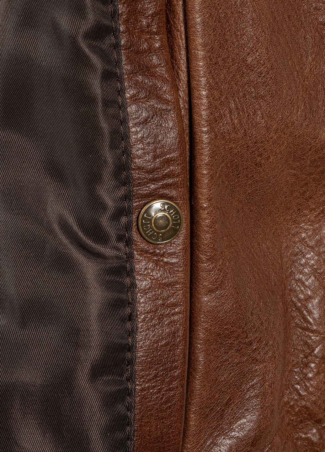 654VN Schott N.Y.C. Vintaged Slim Cowhide Cafe Racer Motorcycle Jacket