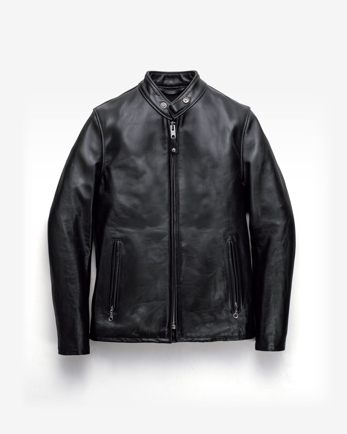 654 Schott N.Y.C. Slim Cowhide Cafe Racer Motorcycle Jacket