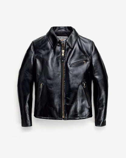 689H Schott N.Y.C. Classic Horsehide Split Collar Motorcycle Jacket