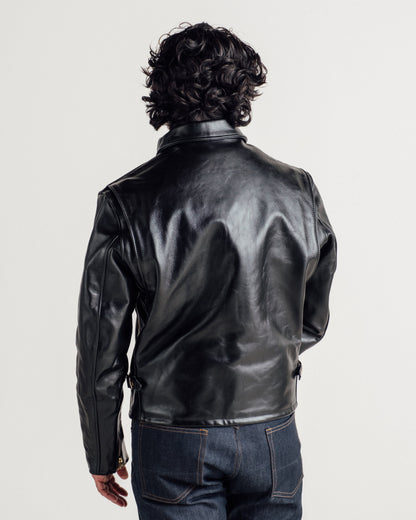 689H Schott N.Y.C. Classic Horsehide Split Collar Motorcycle Jacket