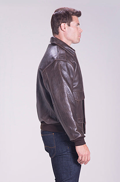A2SM Schott N.Y.C. A-2 Leather Flight Jacket