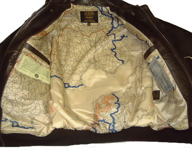 A2SM Schott N.Y.C. A-2 Leather Flight Jacket