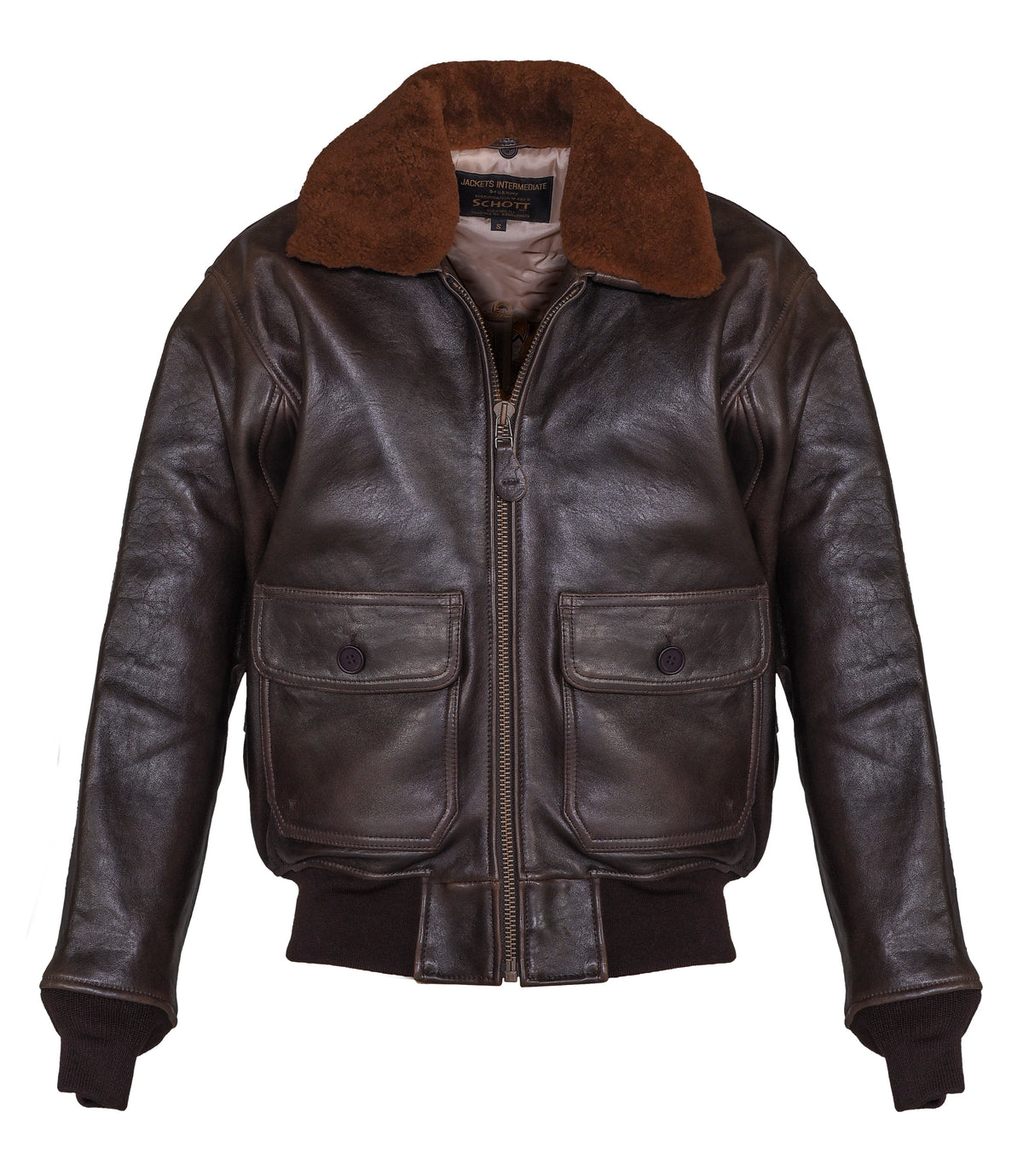 G1S Schott N.Y.C. G-1 Leather Flight Jacket