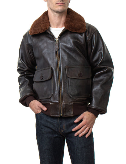 G1S Schott N.Y.C. G-1 Leather Flight Jacket