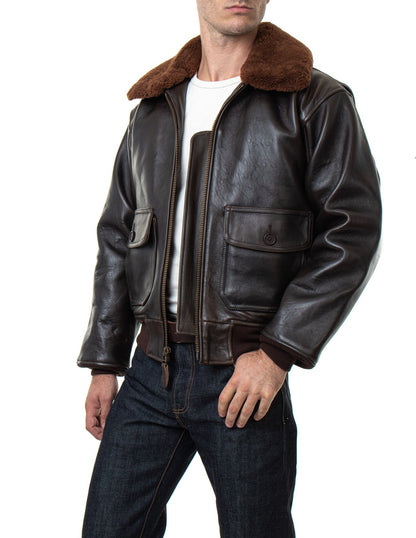 G1S Schott N.Y.C. G-1 Leather Flight Jacket
