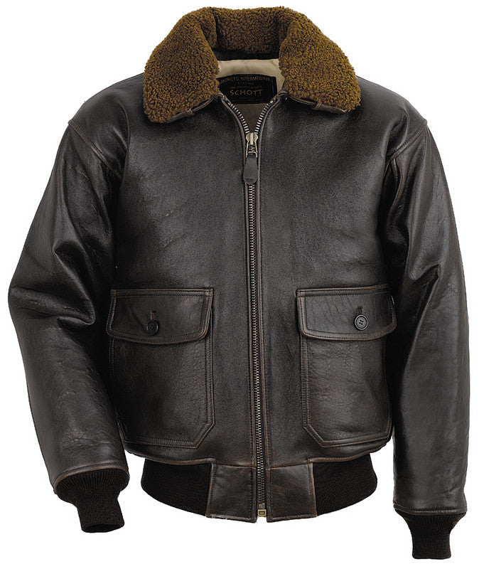 G1S Schott N.Y.C. G-1 Leather Flight Jacket