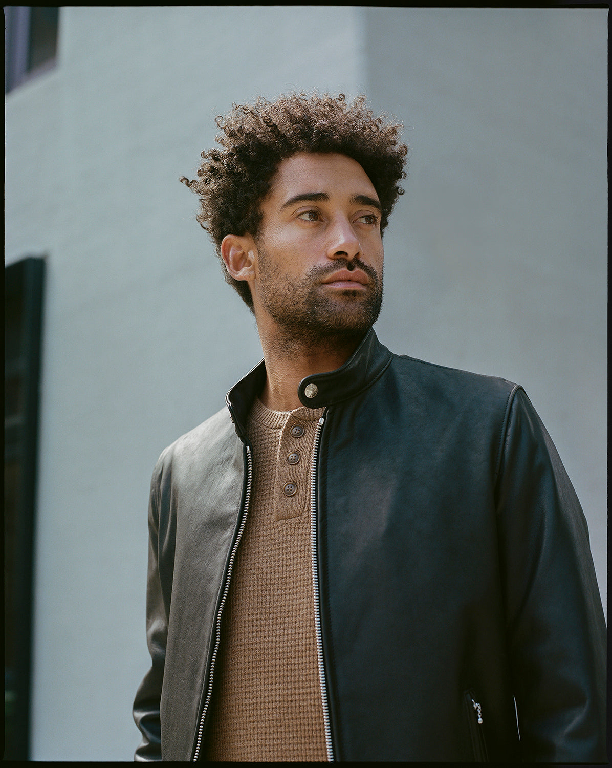 554 Schott N.Y.C. Lightweight Cowhide Cafe Racer Jacket