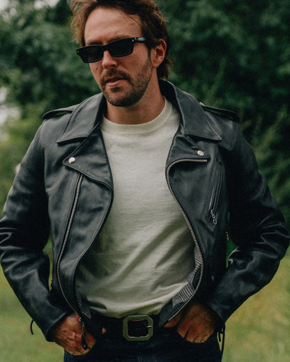 P125H Perfecto® Brand Laced Horween Horsehide Perfecto® Motorcycle Jacket