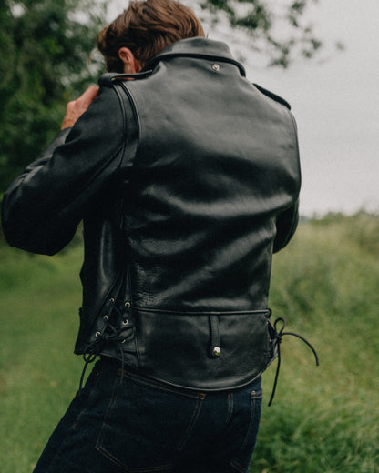 P125H Perfecto® Brand Laced Horween Horsehide Perfecto® Motorcycle Jacket