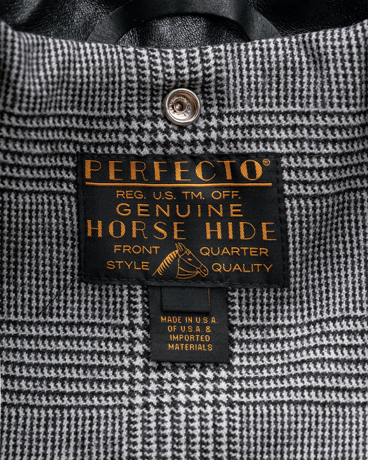 P125H Perfecto® Brand Laced Horween Horsehide Perfecto® Motorcycle Jacket