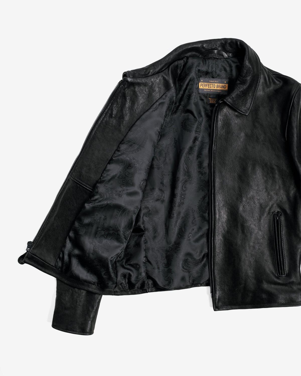 P266 Perfecto® Brand Oil Finished Lambskin Jacket