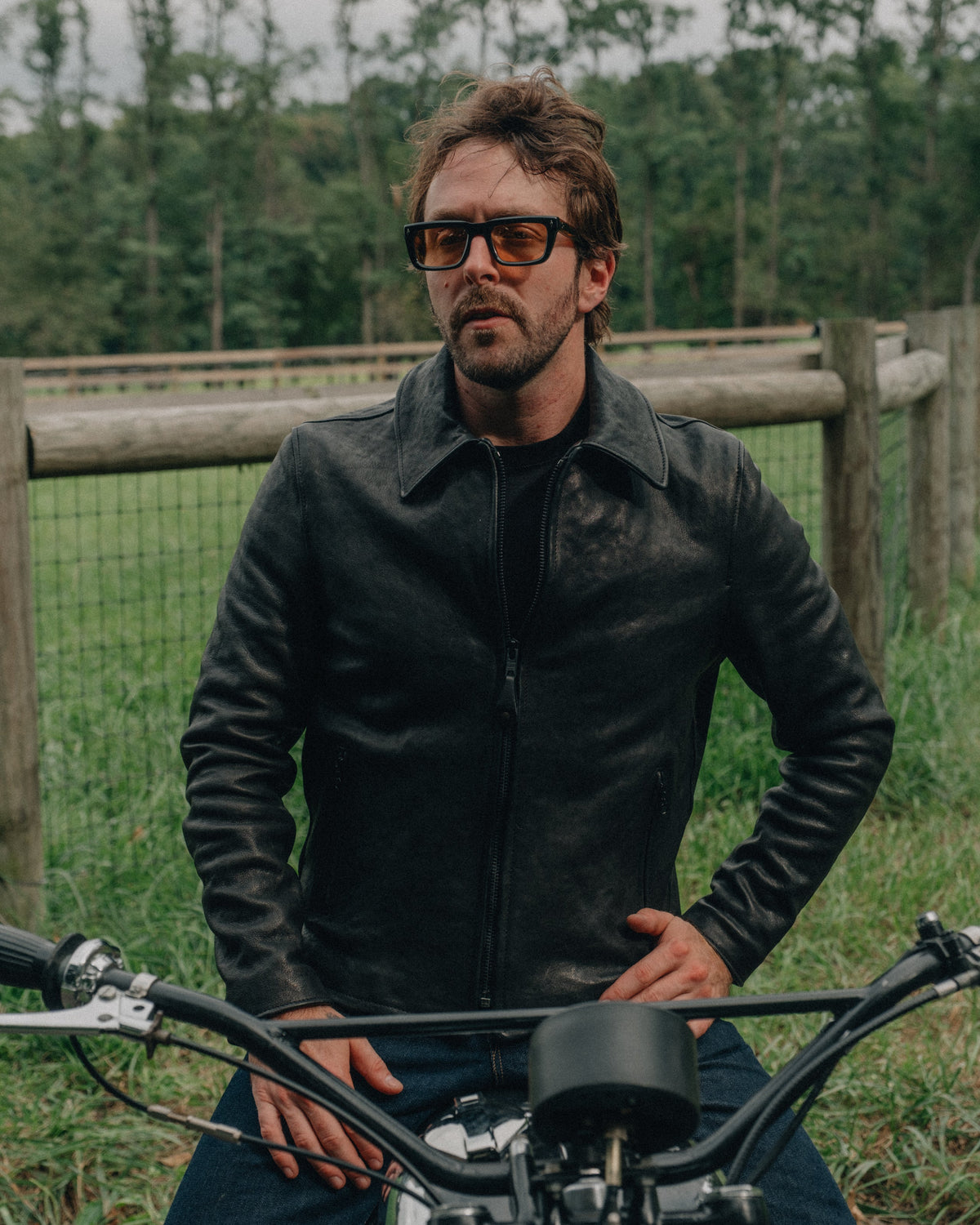 P266 Perfecto® Brand Oil Finished Lambskin Jacket