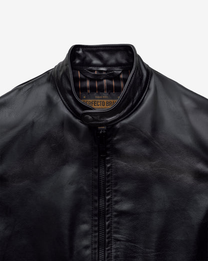 P571 Perfecto® Brand The "Mission" Cowhide Cafe Racer Jacket