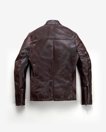 P571 Perfecto® Brand The "Mission" Cowhide Cafe Racer Jacket