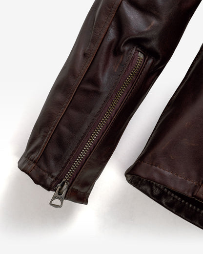P571 Perfecto® Brand The "Mission" Cowhide Cafe Racer Jacket