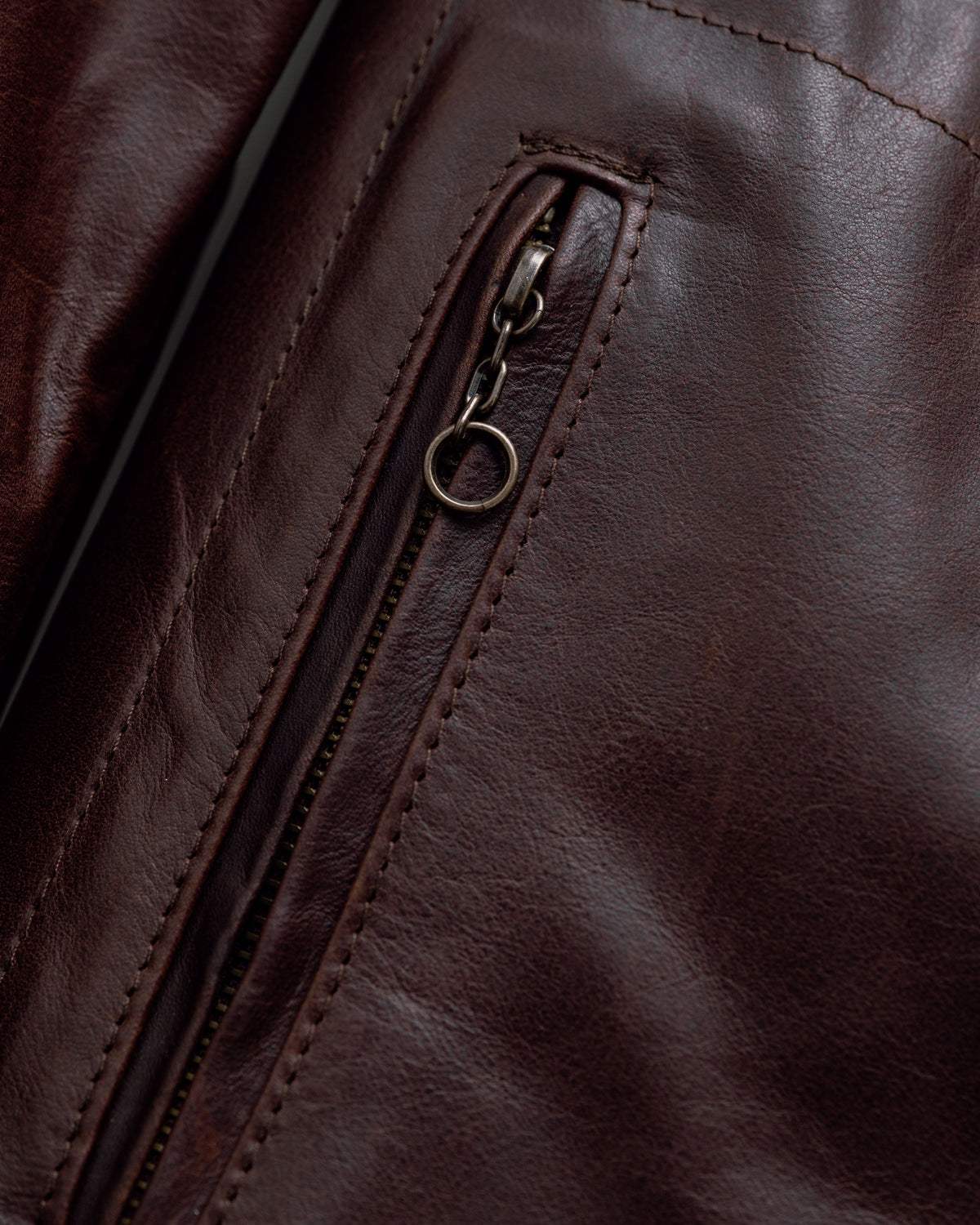 P571 Perfecto® Brand The "Mission" Cowhide Cafe Racer Jacket