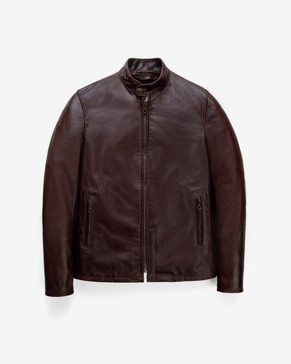P571 Perfecto® Brand The "Mission" Cowhide Cafe Racer Jacket