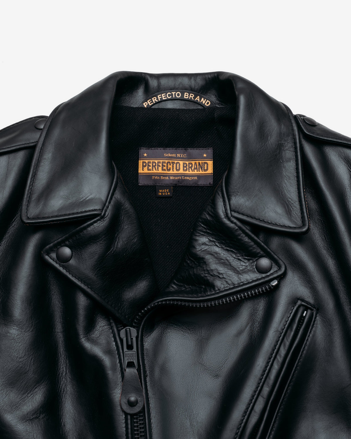 P613S Perfecto® Brand Horween 'One Star' Cowhide Perfecto® Motorcycle Jacket