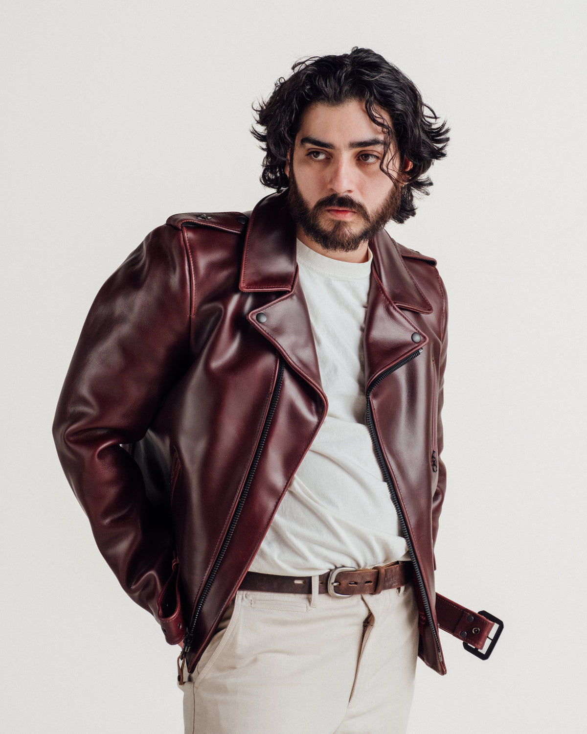 P613S Perfecto® Brand Horween 'One Star' Cowhide Perfecto® Motorcycle Jacket