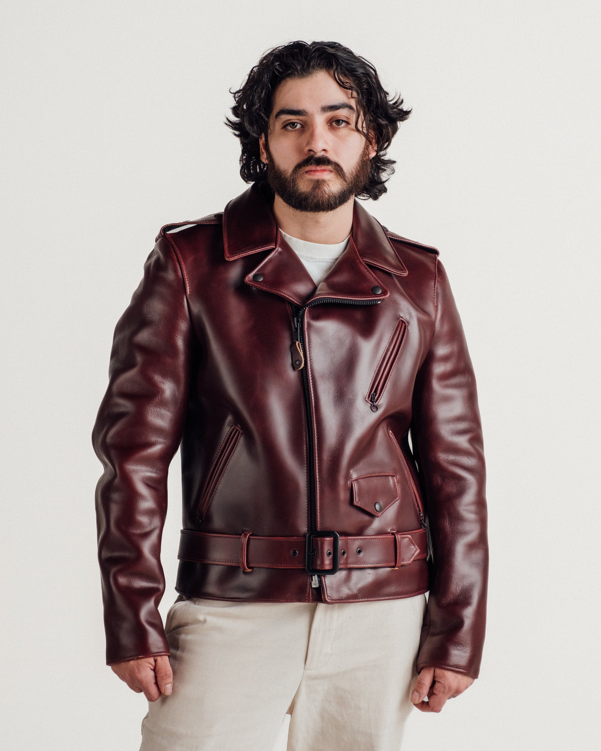 P613S Perfecto® Brand Horween 'One Star' Cowhide Perfecto® Motorcycle Jacket