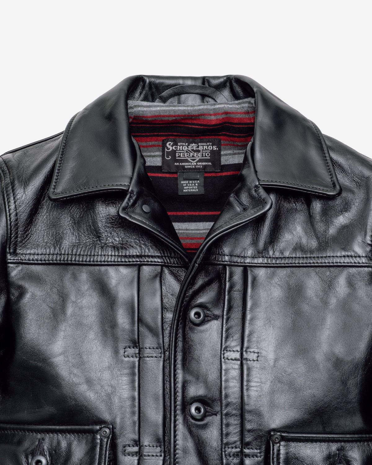 P620H Perfecto® Brand Horsehide Mechanic's Jacket