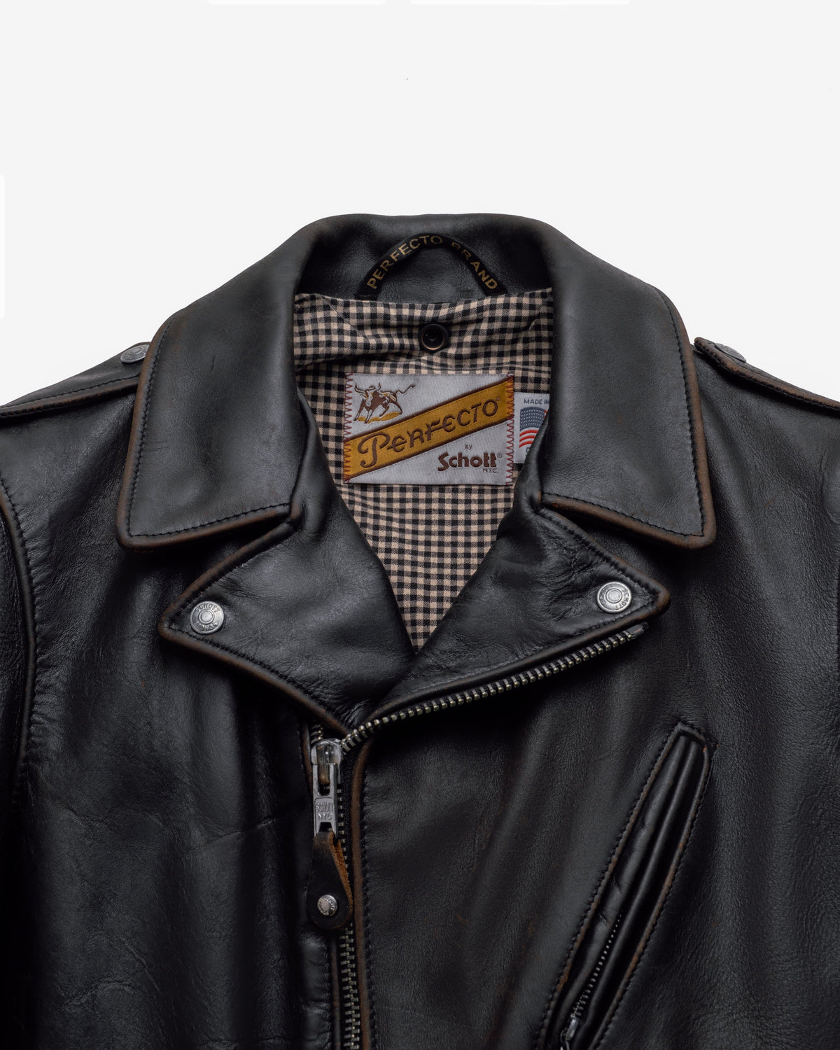P50VN Perfecto® Brand Vintaged Perfecto® Motorcycle Jacket