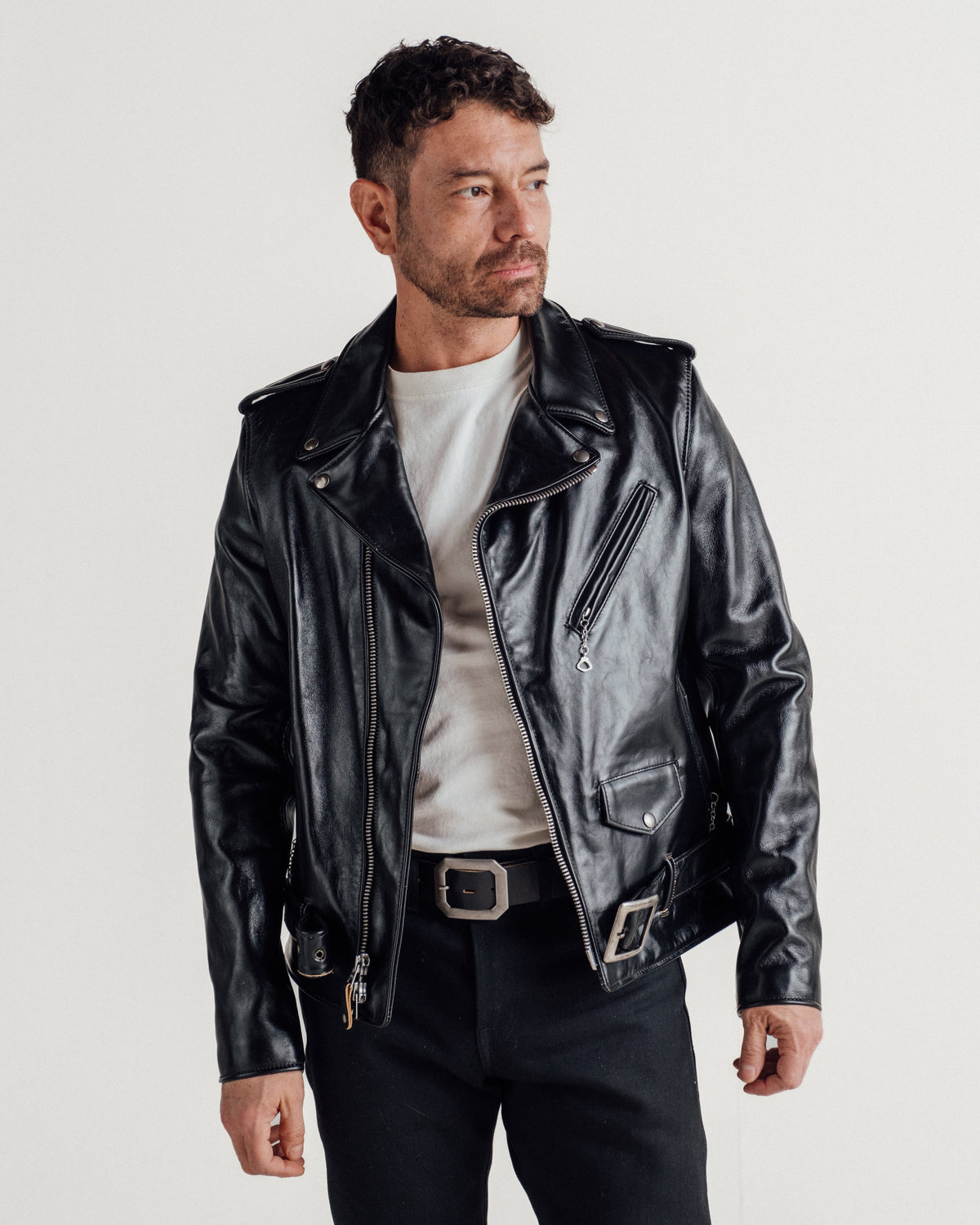 PER62 Perfecto® Brand Teacore Cowhide Perfecto® Motorcycle Jacket