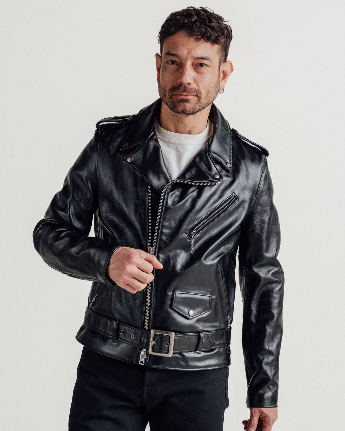 PER62 Perfecto® Brand Teacore Cowhide Perfecto® Motorcycle Jacket