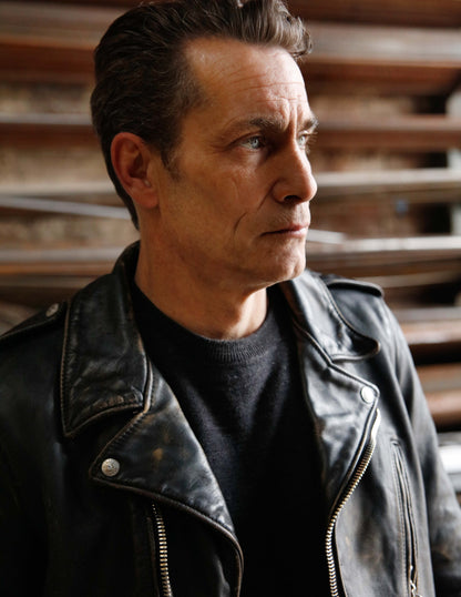 PER70 Perfecto® Brand Vintaged Fitted Perfecto® Motorcycle Jacket