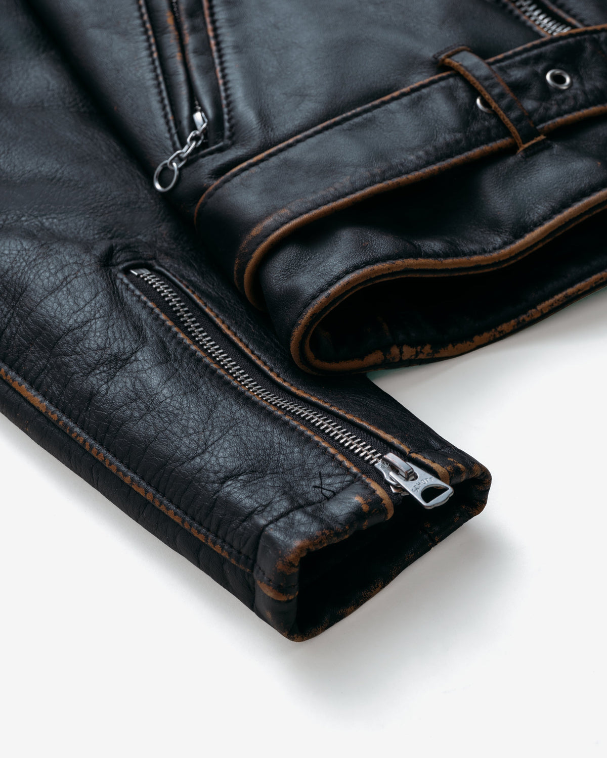 PER71W Perfecto® Brand Hand Vintaged Cowhide Perfecto® Motorcycle Jacket