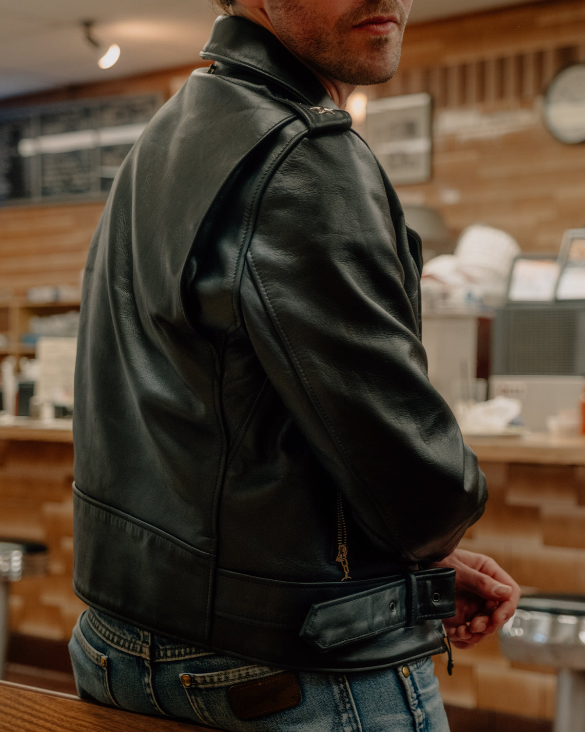 SP611 Schott N.Y.C. Born to Ride "Two Star" Perfecto® Motorcycle Jacket