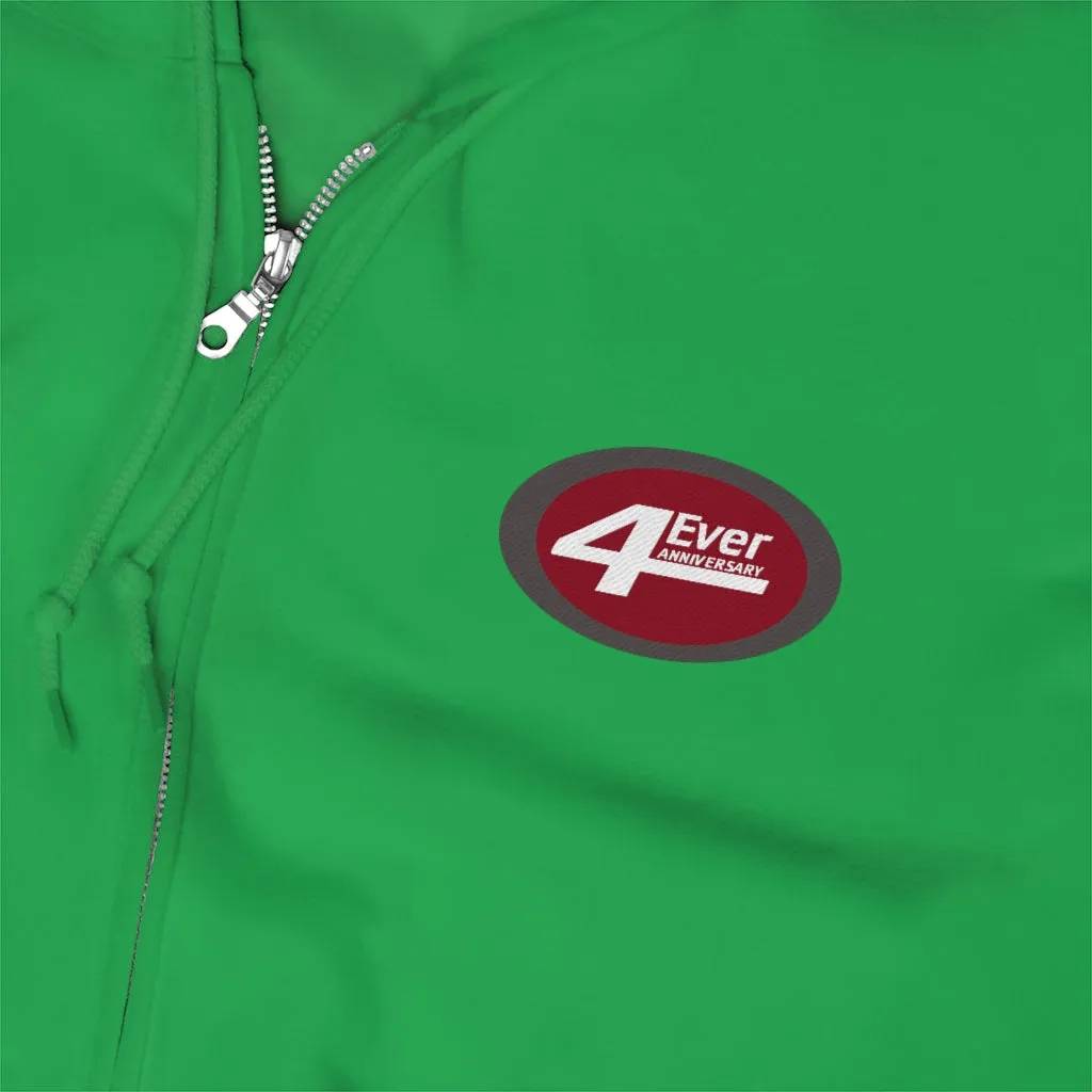 4EverAnniversaryTLC - Unisex Embroidered Zip Up Hoodie by Reefmonkey @4everanniversarytlc