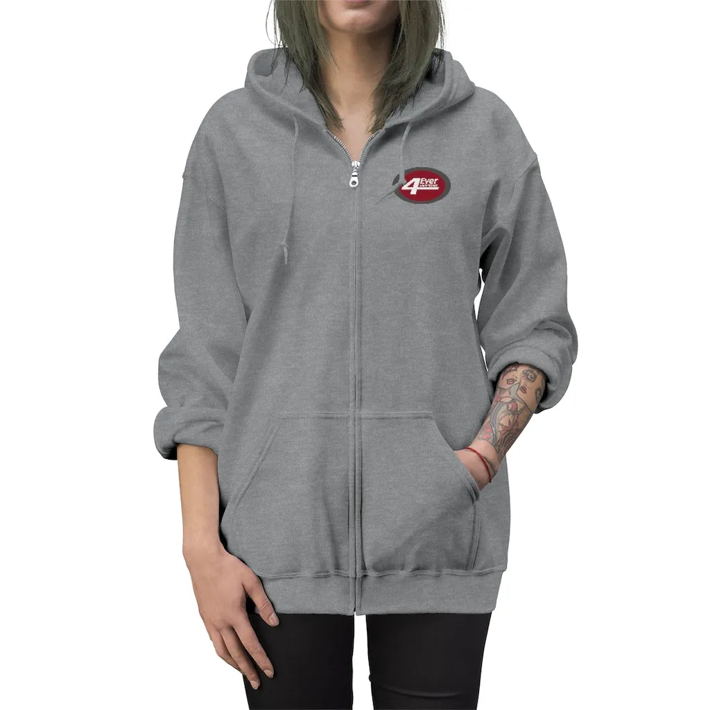 4EverAnniversaryTLC - Unisex Embroidered Zip Up Hoodie by Reefmonkey @4everanniversarytlc